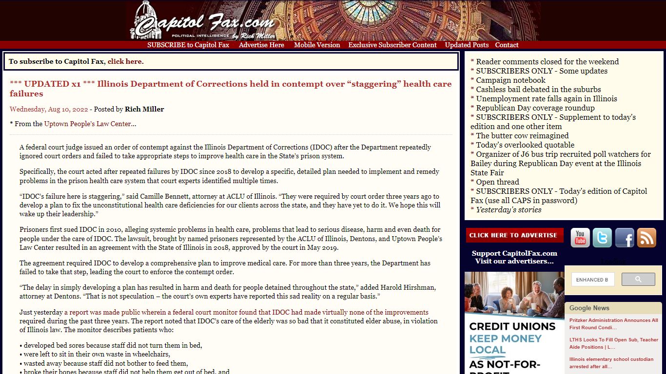 Capitol Fax.com - Your Illinois News Radar » *** UPDATED x1 ...